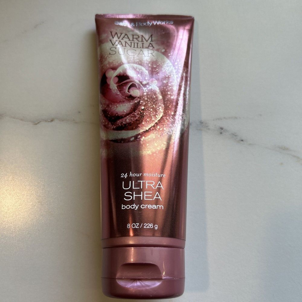 1 Bath & Body Works WARM VANILLA SUGAR Ultra Shea Body Cream Hand Lotion Moistur